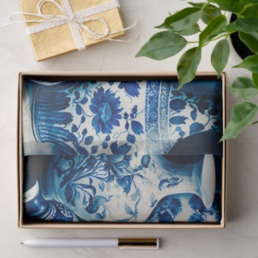 MING porseleinen ontkoppelingspapier Tissuepapier (Geschenk)