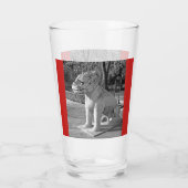 Ming Tombs Dragon B&W Glas (Achterkant)