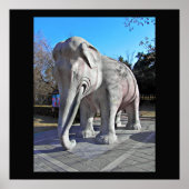 Ming Tombs Elephant Poster (Voorkant)