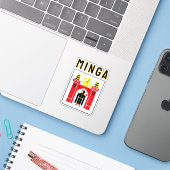 Minga-wapen, Beieren Sticker (Laptop met iPhone)