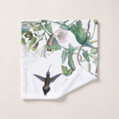 Mingbird Birds Morning Glory Flowers Towels Bad Handdoek (Wasdoekje)