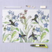 Mingbird Birds Starflower Flowers Tissue Paper Tissuepapier (Craft)