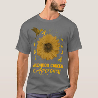 Mingbird & Sunflower Childhood Cancer Awareness T-shirt
