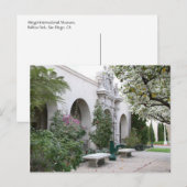 Mingei Museum, Balboa Park, San Diego Briefkaart (Voorkant / Achterkant)