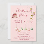 Mingle & Jingle Christmas Ornament Party Kaart (Achterkant)