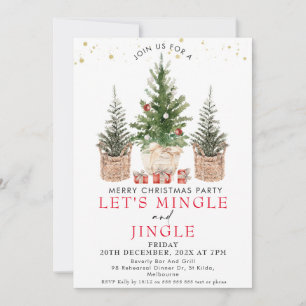 Mingle Jingle kerstbomen kerstfeest Kaart