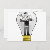 Minglicht Briefkaart (Voorkant / Achterkant)