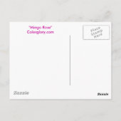 Mingo Roos Post Card Briefkaart (Achterkant)