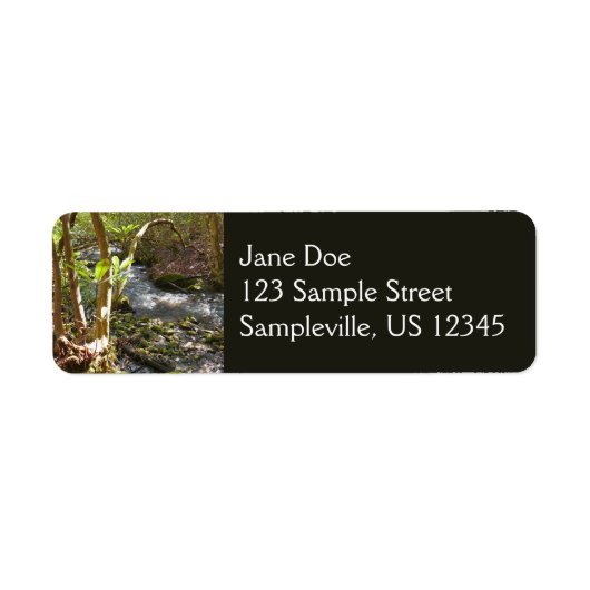 Mingus Creek at Smoky Mountains Etiket (Voorkant)