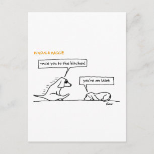 Mingus & Maggie > Race Briefkaart