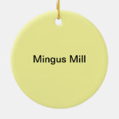 Mingus Mill, Great Smoky Mountains Keramisch Ornament (Achterkant)