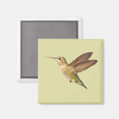Mingvogel in vliegmagneet magneet (Voorkant / Achterkant)