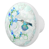 Mingvogel met bliksem keramische knop (Rechts)