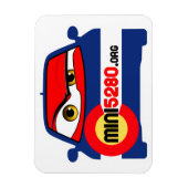 MINI5280 Eyes Flexible Magnet Magneet (Verticaal)