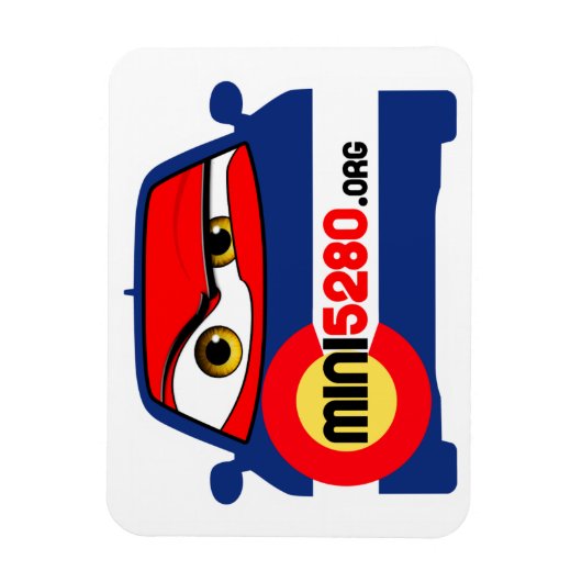 MINI5280 Eyes Flexible Magnet Magneet (Verticaal)