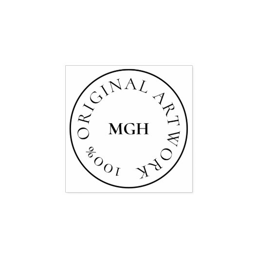 Mini 100% ORIGINELE ARTWORK-stempel Rubberstempel (Afrduk)