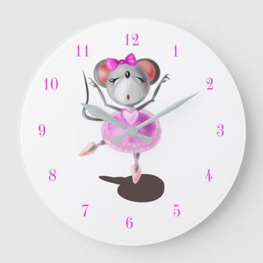 Mini 1 - Ronde wandklok (Voorkant)