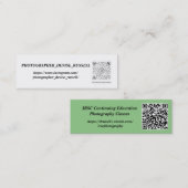 Mini, 3,0 x 1,0-inch mini-visitekaartje mini visitekaartje (Voorkant / Achterkant)