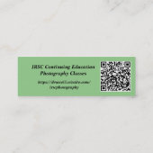 Mini, 3,0 x 1,0-inch mini-visitekaartje mini visitekaartje (Achterkant)