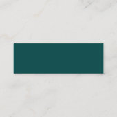  mini, 3,0 x 1,0-inch Visitekaartje (Achterkant)