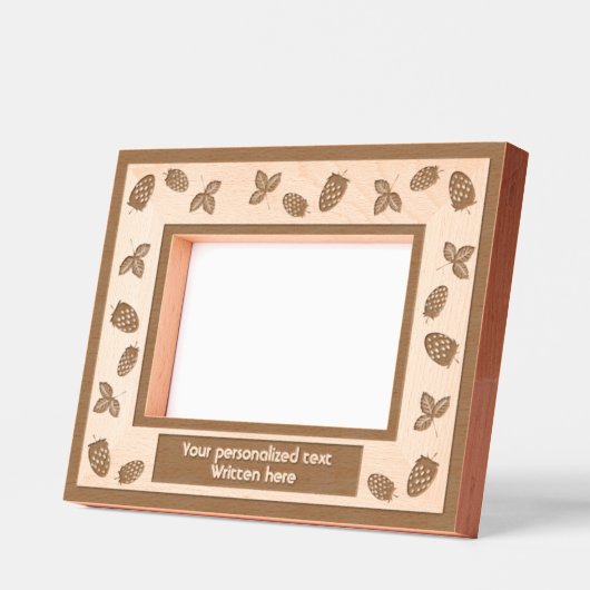 Mini aardbeien gepersonaliseerd gegraveerde lijstjes (Links)