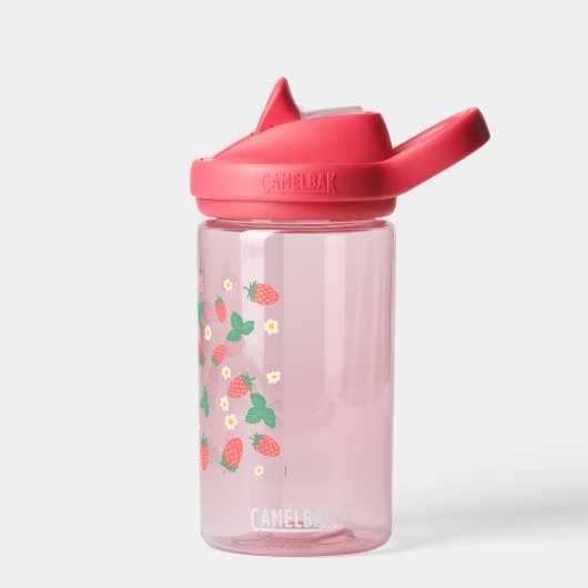 Mini Aardbeienbloesem gepersonaliseerd Waterfles (Links)