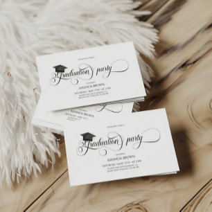 Mini Afstuderen uitnodigen, Klasse van 2024 Afstud Informatiekaartje