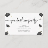 Mini Afstuderen uitnodigen, Klasse van 2024 Afstud Informatiekaartje (Voorkant)