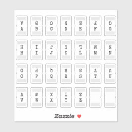 Mini Alfabet Index Tab Pagina Scheiding Tab Gevouw Sticker