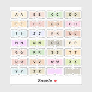 Mini Alfabet Index Tab Pagina Scheiding Tab Vouwen Sticker