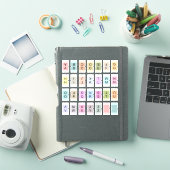 Mini Alfabet Index Tab Scheiding Bujo Label (iPad Cover)