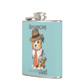 Mini American Shepherd Dad Heupfles (Links)