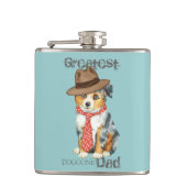 Mini American Shepherd Dad Heupfles (Voorkant)