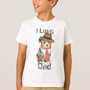 Mini American Shepherd Dad T-shirt