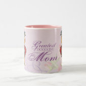 Mini American Shepherd Heart Mam Tweekleurige Koffiemok (Center)