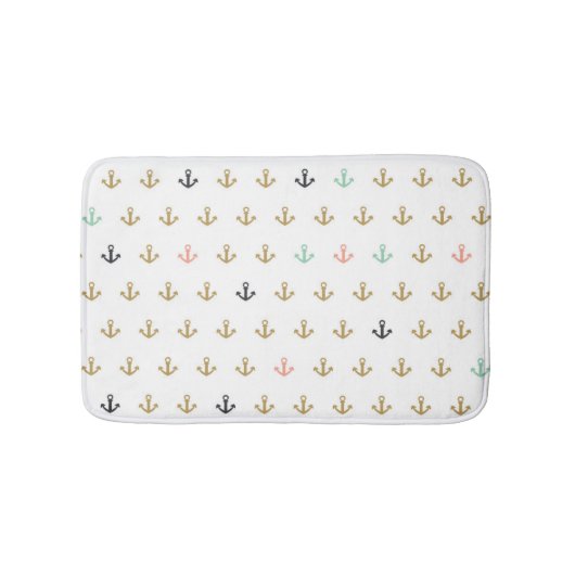Mini Anchor Pattern Badmat (Voorkant)