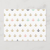 Mini Anchor Pattern Briefkaart (Voorkant)