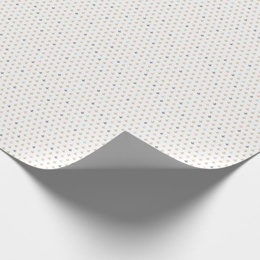 Mini Anchor Pattern Cadeaupapier (Hoek)