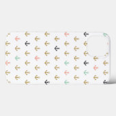 Mini Anchor Pattern Case-Mate iPhone Case (Achterkant (horizontaal))