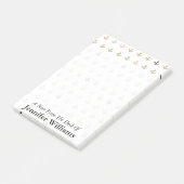 Mini Anchor Pattern | Jouw namen toevoegen Post-it® Notes (Schuin)