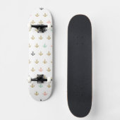 Mini Anchor Pattern Skateboard (Voorkant)