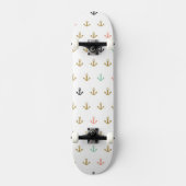 Mini Anchor Pattern Skateboard (Voorkant)