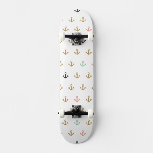 Mini Anchor Pattern Skateboard (Voorkant)