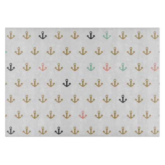 Mini Anchor Pattern Snijplank (Voorkant)