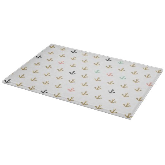 Mini Anchor Pattern Snijplank (Hoek)