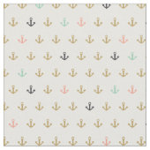 Mini Anchor Pattern Stof (Close Up)