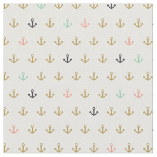 Mini Anchor Pattern Stof
