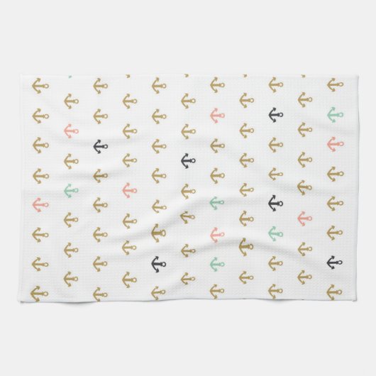 Mini Anchor Pattern Theedoek (Horizontaal)