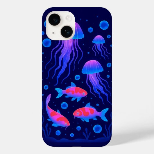Mini Aquarium iPhone Case – Esthetische Gift (Achterkant)