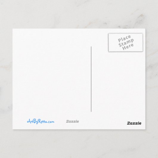 Mini Art Cat Bicycle OldFashioned Briefkaart (Achterkant)